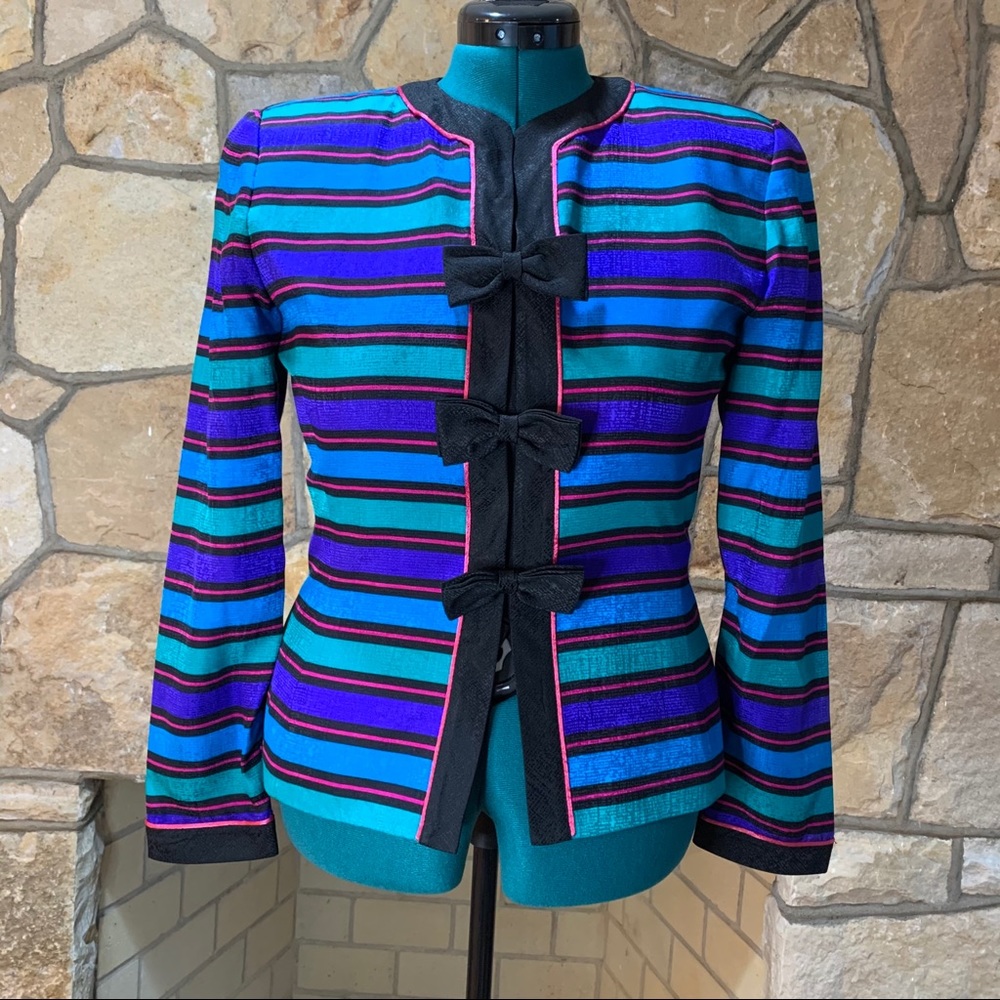 Stripped Blazer Thrifted